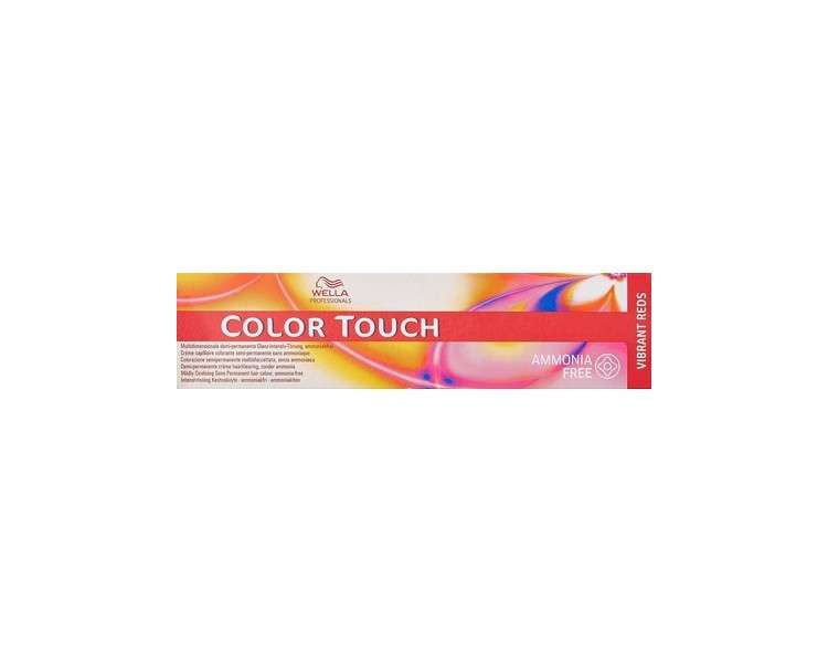 Wella Colour Touch Demi-Permanent Hair Colour 8/43 Light Blonde Red Gold 60ml