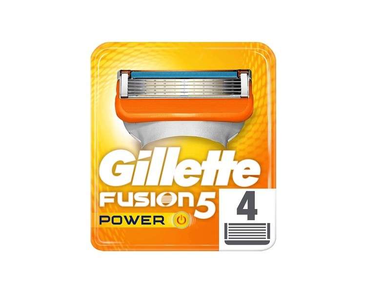 Gillette Fusion 5 Power Blades 4 Count