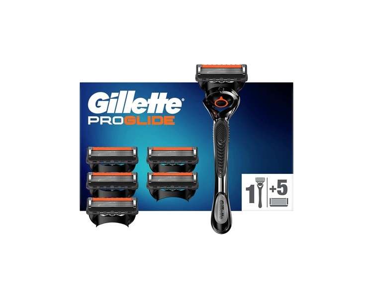 Gillette ProGlide Men's Razor 6 Blades with 5 Anti-Friction Blades