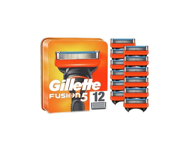 Gillette Fusion5 Razor Blades for Men 1 Pack of 12 Blades