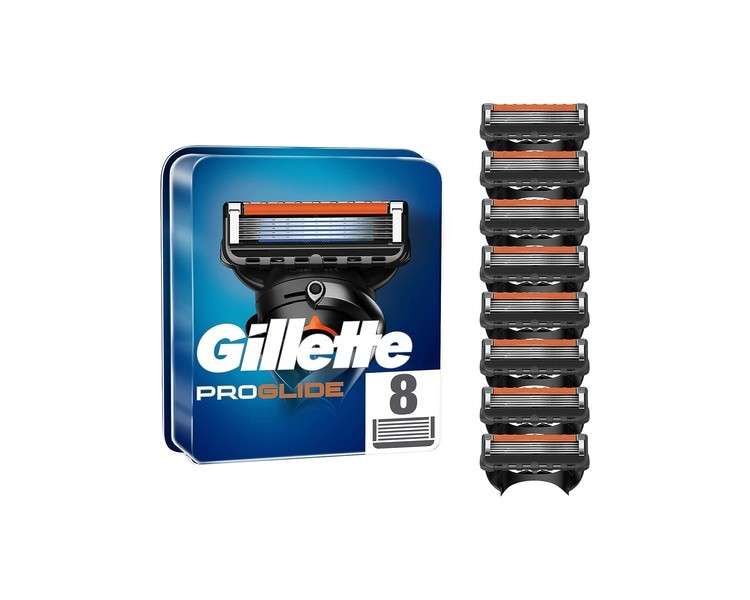 Gillette ProGlide Men's Razor Blade Refills 8 Count with 5 Anti-Friction Blades