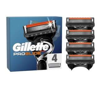 Gillette ProGlide Razor Blades for Men with Precision Trimmer 5 Anti-Friction Blades - Pack of 4