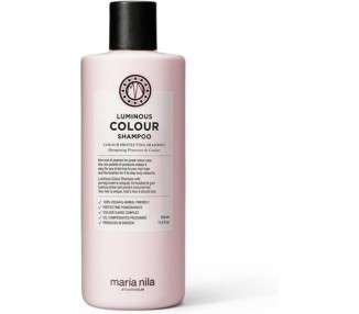 Maria Nila Luminous Colour Shampoo 350ml Pomegranate Counteracts Dehydration 100% Vegan & Sulfate/Paraben Free