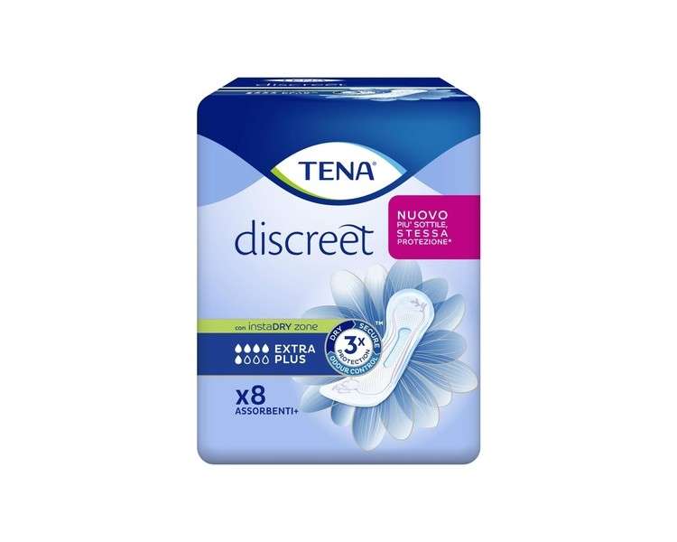 TENA Lady ExtraPlus Inserts for Medium Bladder Weakness and Incontinence Advantage Pack 48 Individually Packaged Inserts