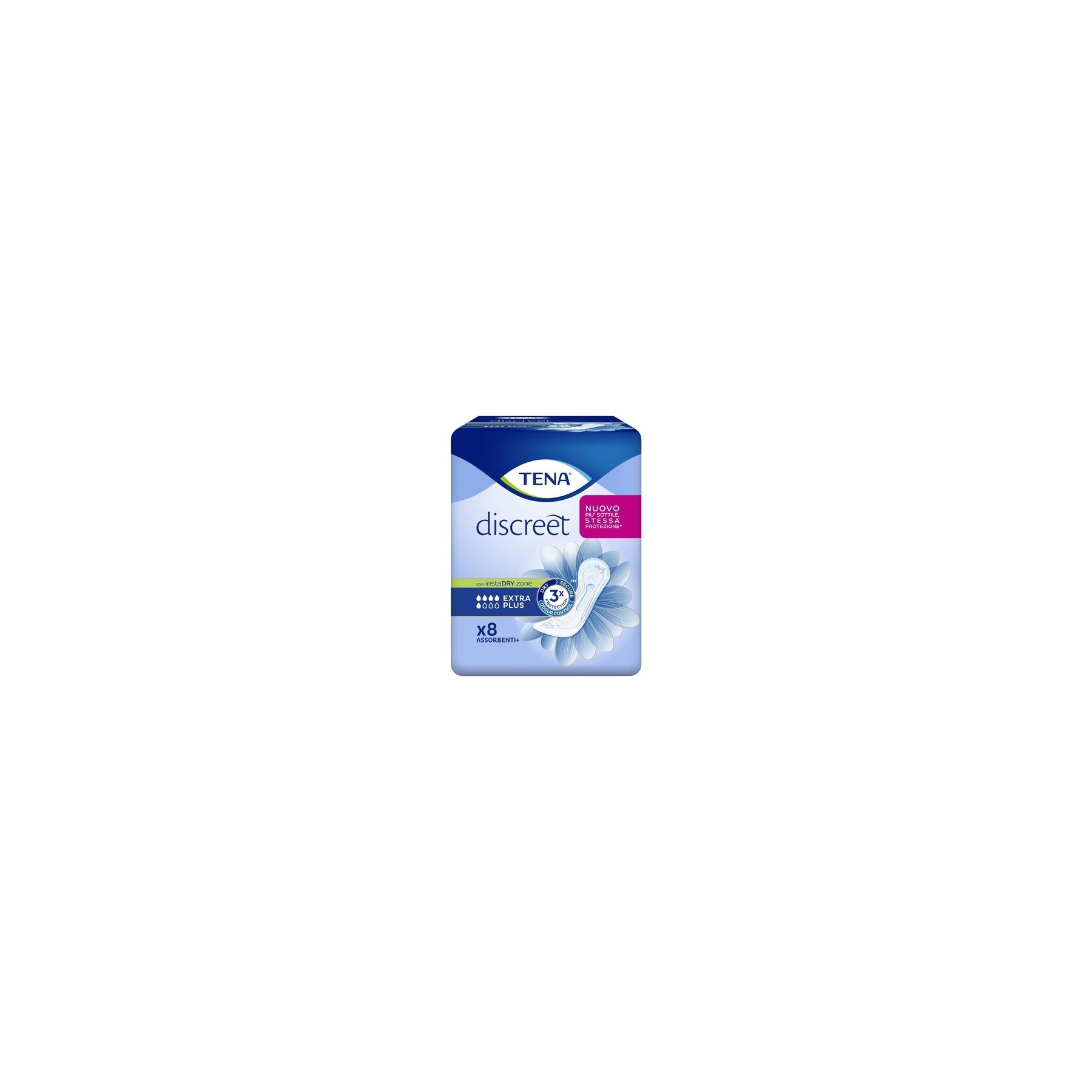 TENA Lady ExtraPlus Inserts for Medium Bladder Weakness and Incontinence Advantage Pack 48 Individually Packaged Inserts