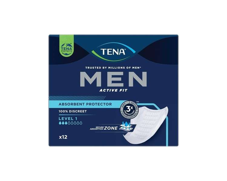 Tena For Men Level 1 Odour Control Incontinence Pads
