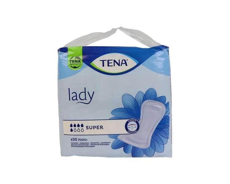 TENA Lady Super Incontinence Pads for Women