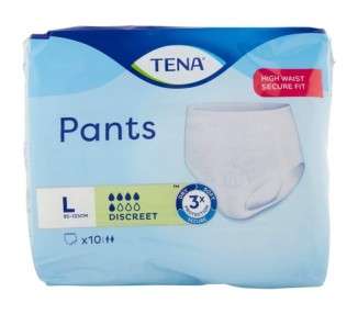 Tena Pants Discreet Large 10 Units - Pack of 10