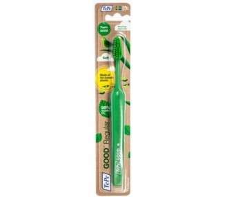 TePe The Good Regular Line Reliable Environmentally Friendly Toothbrushes for Adults Assorted