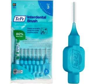 TePe Interdental Brush Original Blue 0.6mm ISO 3 8pcs