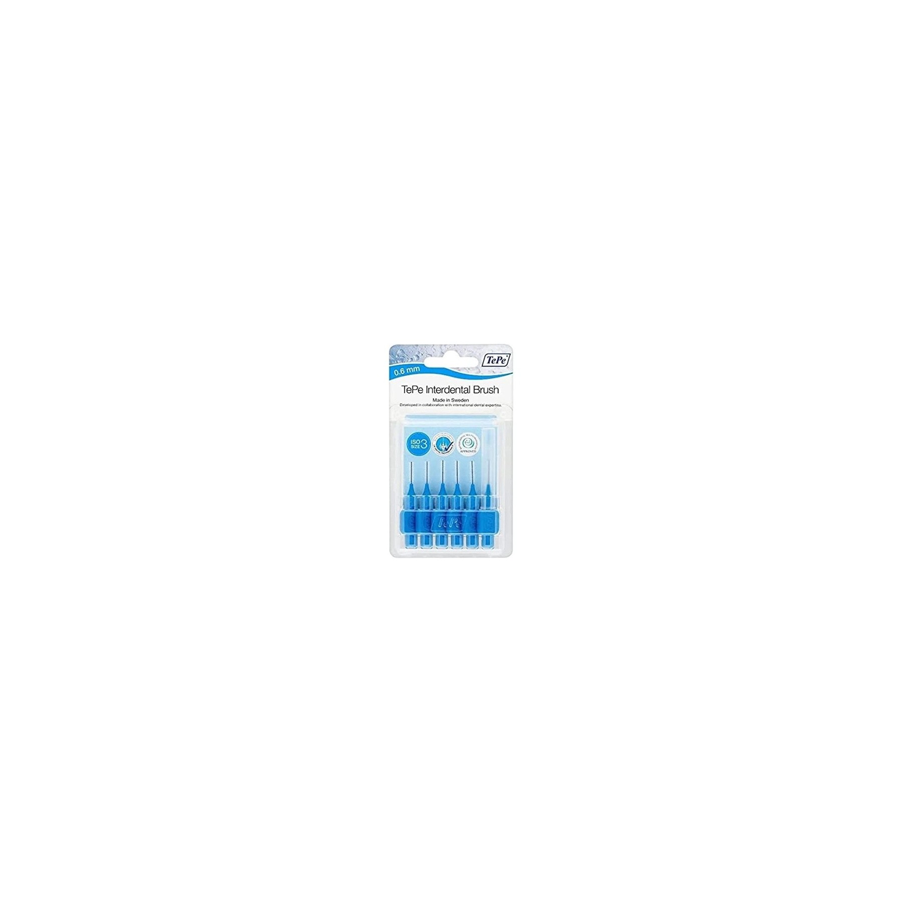 TePe Blister Interdental Brushes Blue 0.6mm