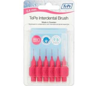 TePe Interdental Brushes Pink 0.4mm
