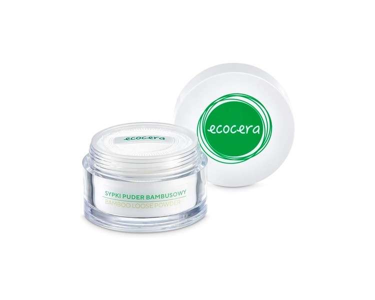 ECOCERA Bamboo Loose Powder Perfect for Oily and Combination Skin Hypoallergenic Translucent Light