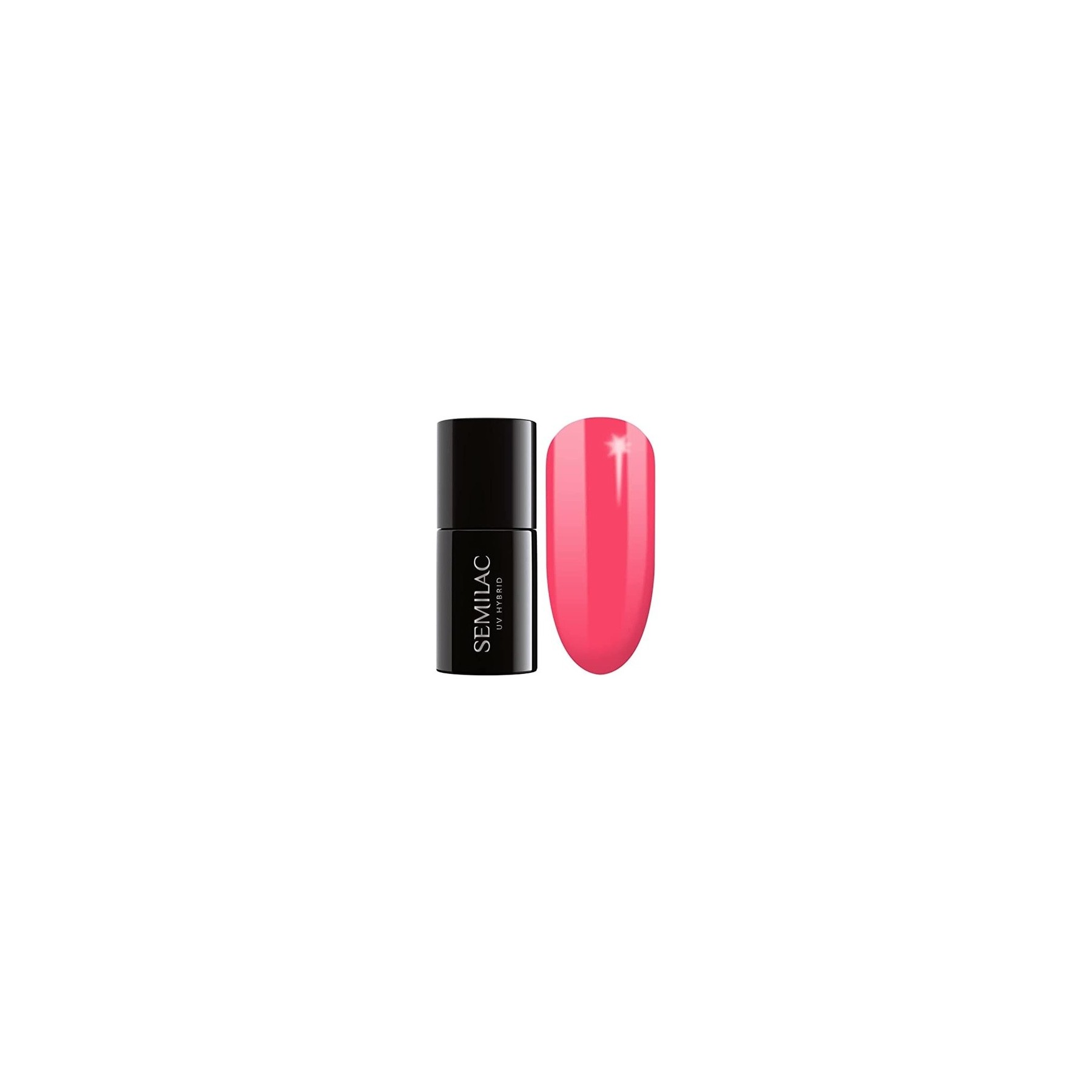Semilac 043 UV Hybrid Nail Polish Electric Pink 7ml