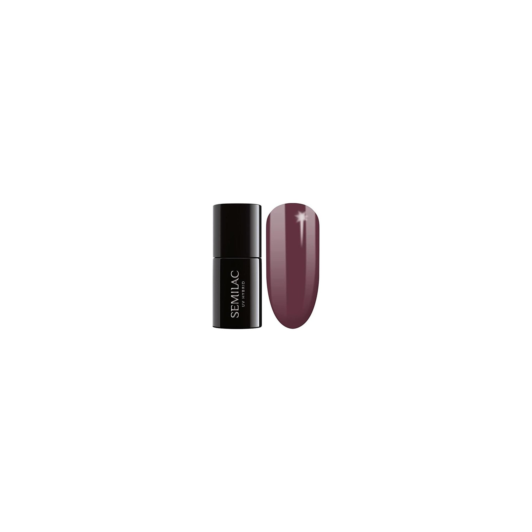 Semilac 030 UV Hybrid Nail Polish Dark Chocolate 7ml