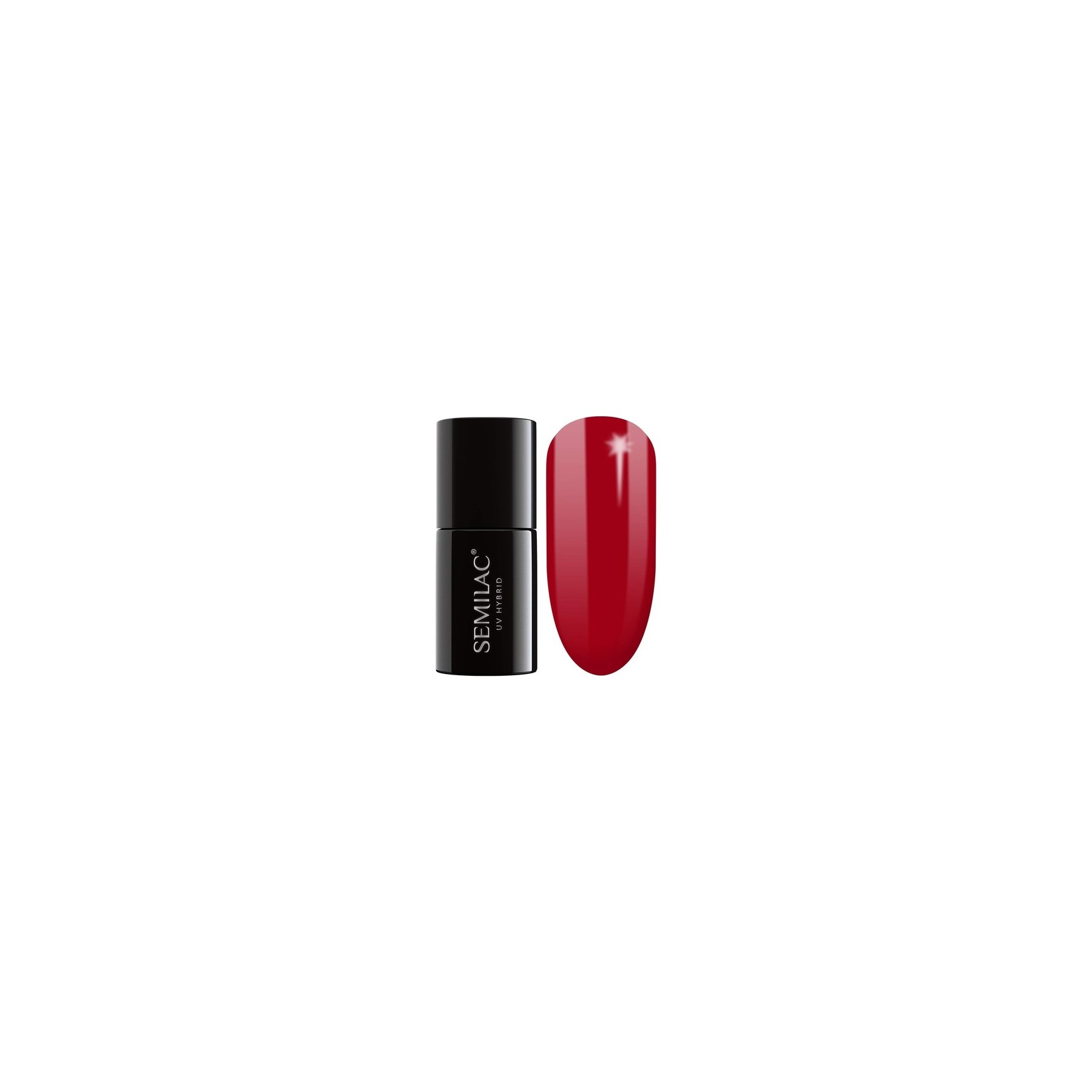 Semilac Intense Red UV Nail Polish 7ml