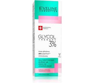 Eveline Cosmetics Glycol Therapy 3% Multipeptide Anti-Wrinkle Treatment 18ml