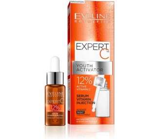Eveline Cosmetics Expert C Youth Activator 12% Anti Ageing Active Vitamin C Serum 18ml