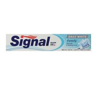 Signal Daily White Family Toothpaste 75ml 2.53 fl oz