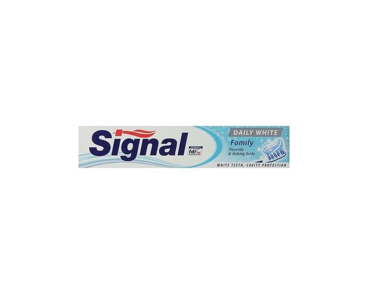 Signal Daily White Family Toothpaste 75ml 2.53 fl oz