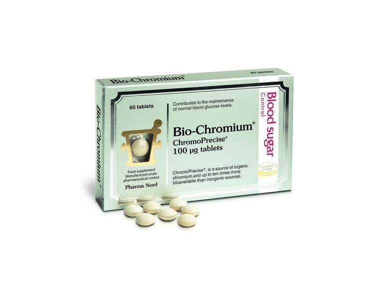 Pharma Nord Bio-Chromium 100mcg Tablets 60 Count
