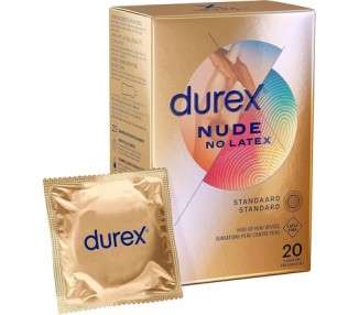 Durex Condoms Transparent One Size 20 Count