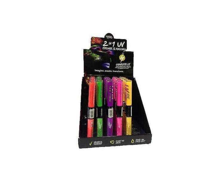 Rimmel 2 in 1 Colored Fluorescent Eyeliner for Disco Parties