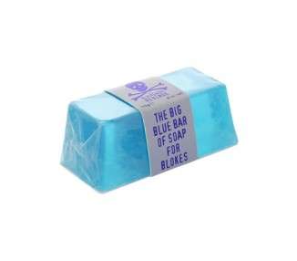 The Bluebeards Revenge Big Blue Hand and Body Soap Bar for Men Vegan Friendly and Low Waste 175g