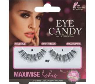 Eye Candy Maximise False Eyelashes Dramatic Style 012