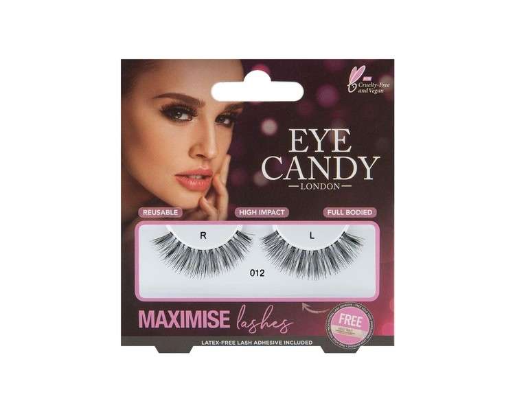 Eye Candy Maximise False Eyelashes Dramatic Style 012