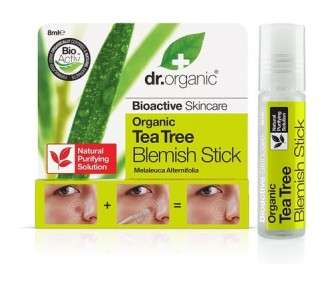 Dr Organic Tea Tree Blemish Stick Natural Vegan Cruelty Free Paraben & SLS Free 8ml