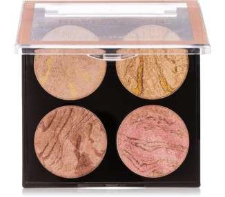 Makeup Revolution Cheek Kit Fresh Perspective Face Bronzing Highlighter Palette 4 Shades 8.8g