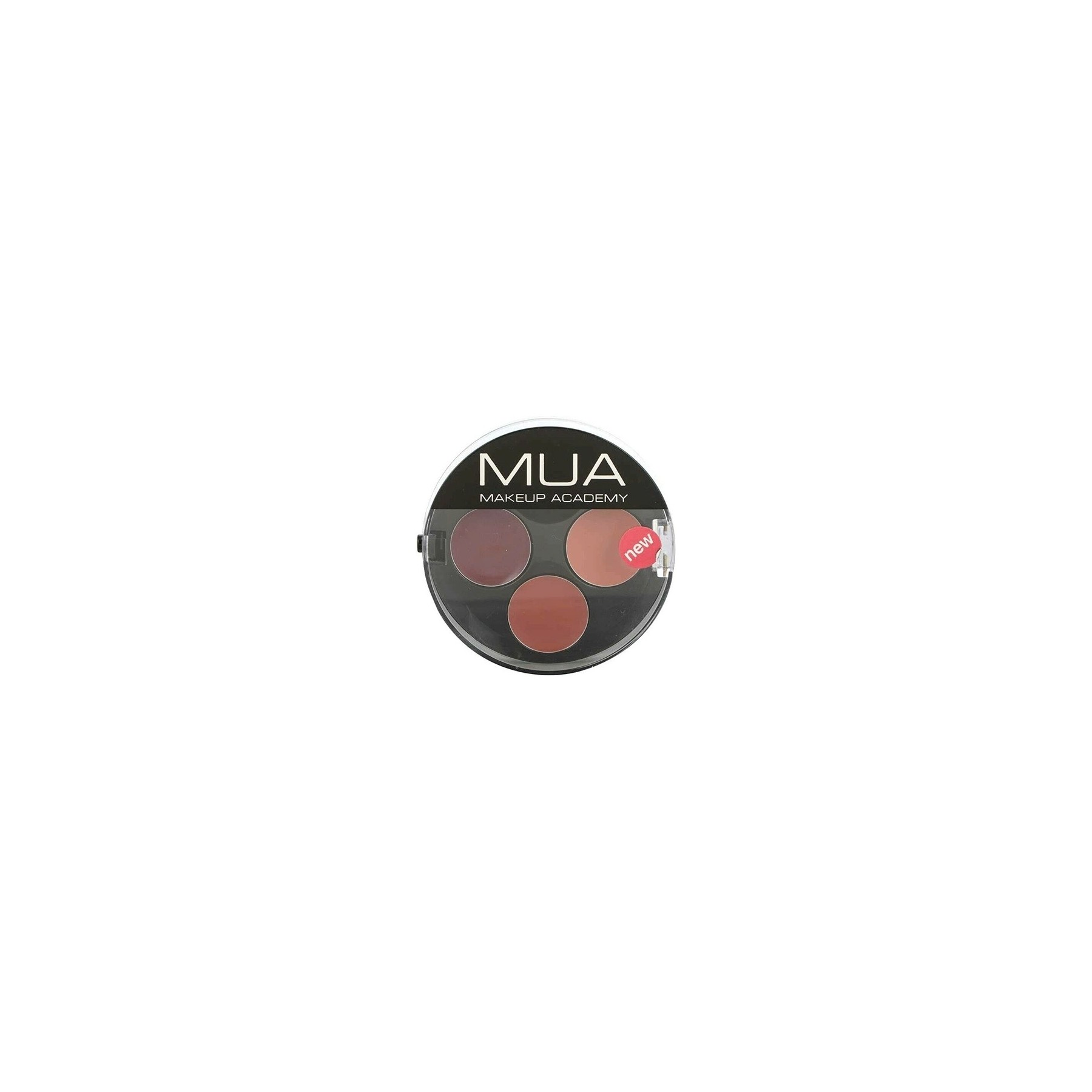 MUA Satin Lipstick Trio Cream Lip Colour Makeup Peach Plum Brown Siren