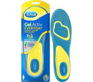 Scholl Women's Everyday Gel Active Insoles UK Shoe Size 3.5-7.5