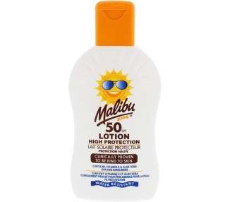 Malibu Kids High Protection Water Resistant SPF 50 Sun Screen Lotion 200ml