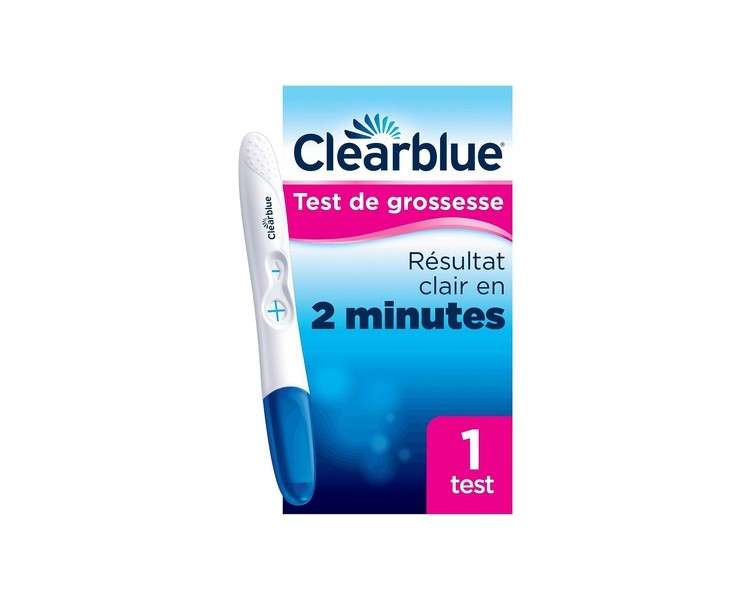 Clearblue Pregnancy Test Fast Detection Result Within One Minute 1 Test 1 Unit