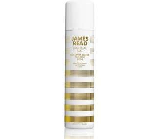 James Read Coconut Water Mist Body Gradual Self Tan Hydrating All-Over Golden Glow Deeply Nourishing Spray 200ml