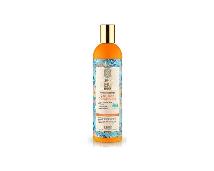 Natura Siberica Oblepikha Intensive Hydration Conditioner for Normal and Dry Hair with Organic Oblepikha Hydrolate 400ml
