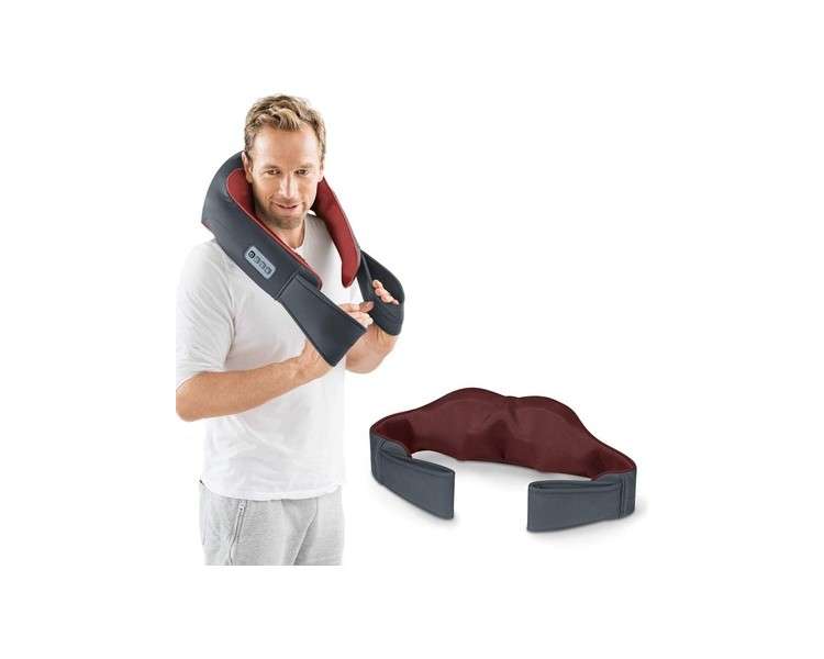 Beurer MG 151 Shiatsu Neck Massager with Heat 8 3D Massage Heads 3 Intensity Levels