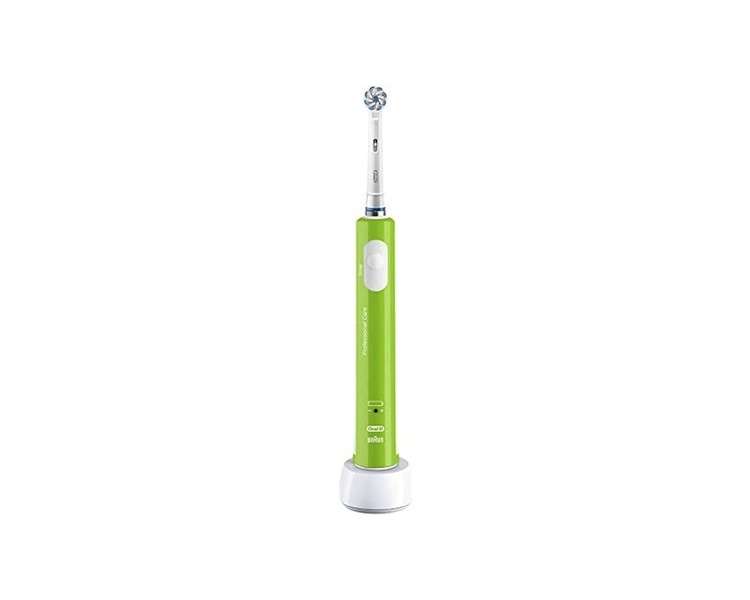 Oral-B Junior Electric Toothbrush for Children Aged 6 and Up Soft Bristles and Timer Designed by Braun 1 Piece Green