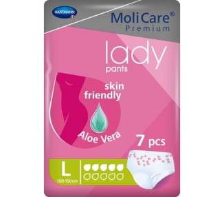 MoliCare Premium Lady Pants for Bladder Weakness with Aloe Vera Size L