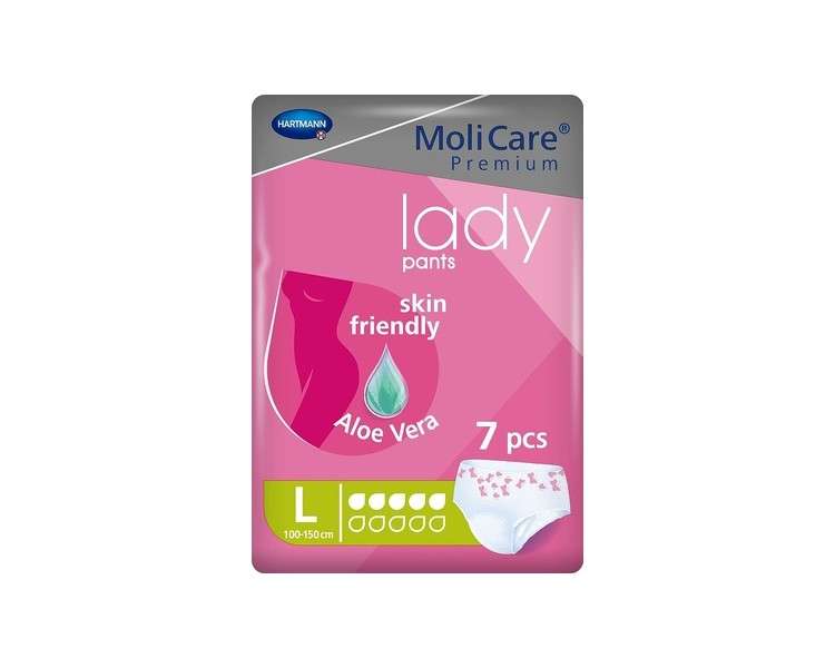 MoliCare Premium Lady Pants for Bladder Weakness with Aloe Vera Size L