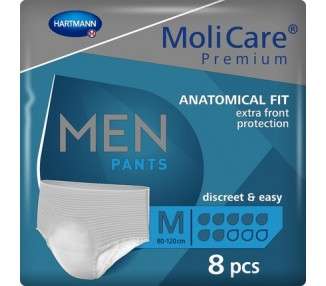 MoliCare Premium Men Pants for Bladder Weakness with Aloe Vera Size M