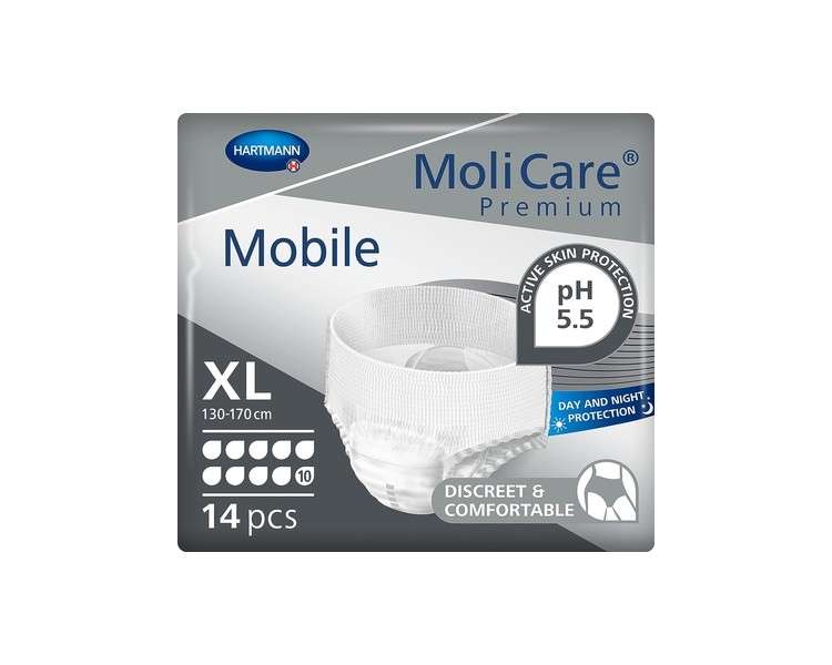 MoliCare Premium Mobile Incontinence Pants XL 14 Pieces