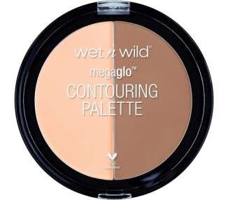 Wet 'n' Wild MegaGlo Contouring Palette Contouring Powder Duo for a Flawlessly Sculpted Face Dulce De Leche