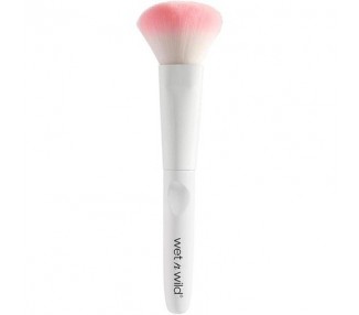 Wet 'n' Wild Makeup Brush Powder Brush Large Plush Brush with Soft Curved Bristles for Even Application