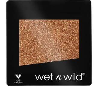 Wet 'n' Wild Color Icon Glitter Single Eyeshadow Hydrating Formula Silky Texture Professional Makeup Brass One Size