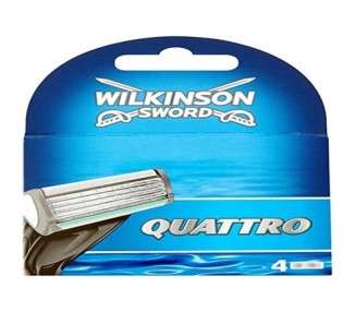 Wilkinson Sword Quattro Cartridge Razor Blades