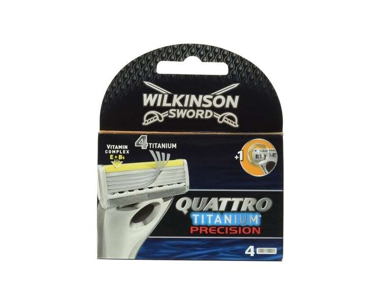 Wilkinson Sword Quattro Titanium Precision Razor Blades