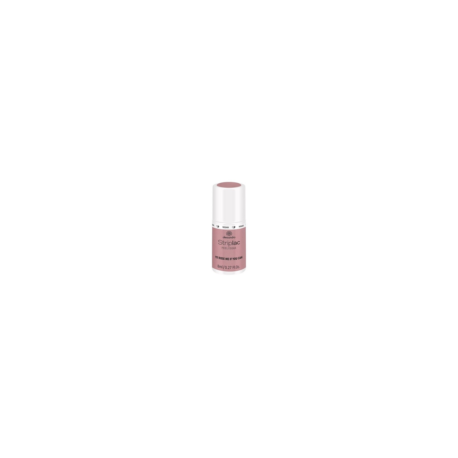 alessandro Striplac Peel or Soak Nail Polish Rose Me If You Can 0.27oz